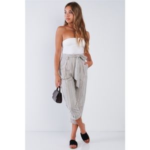 On sale. Striped Capri pant